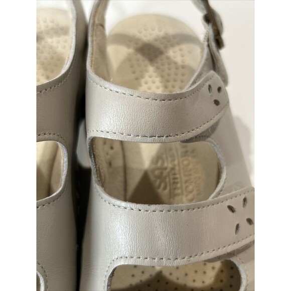 SAS San Antonio Shoe Sandals Women 7S (7AAA) Tripad Comfort Linen Shoes Narrow - Picture 6 of 14